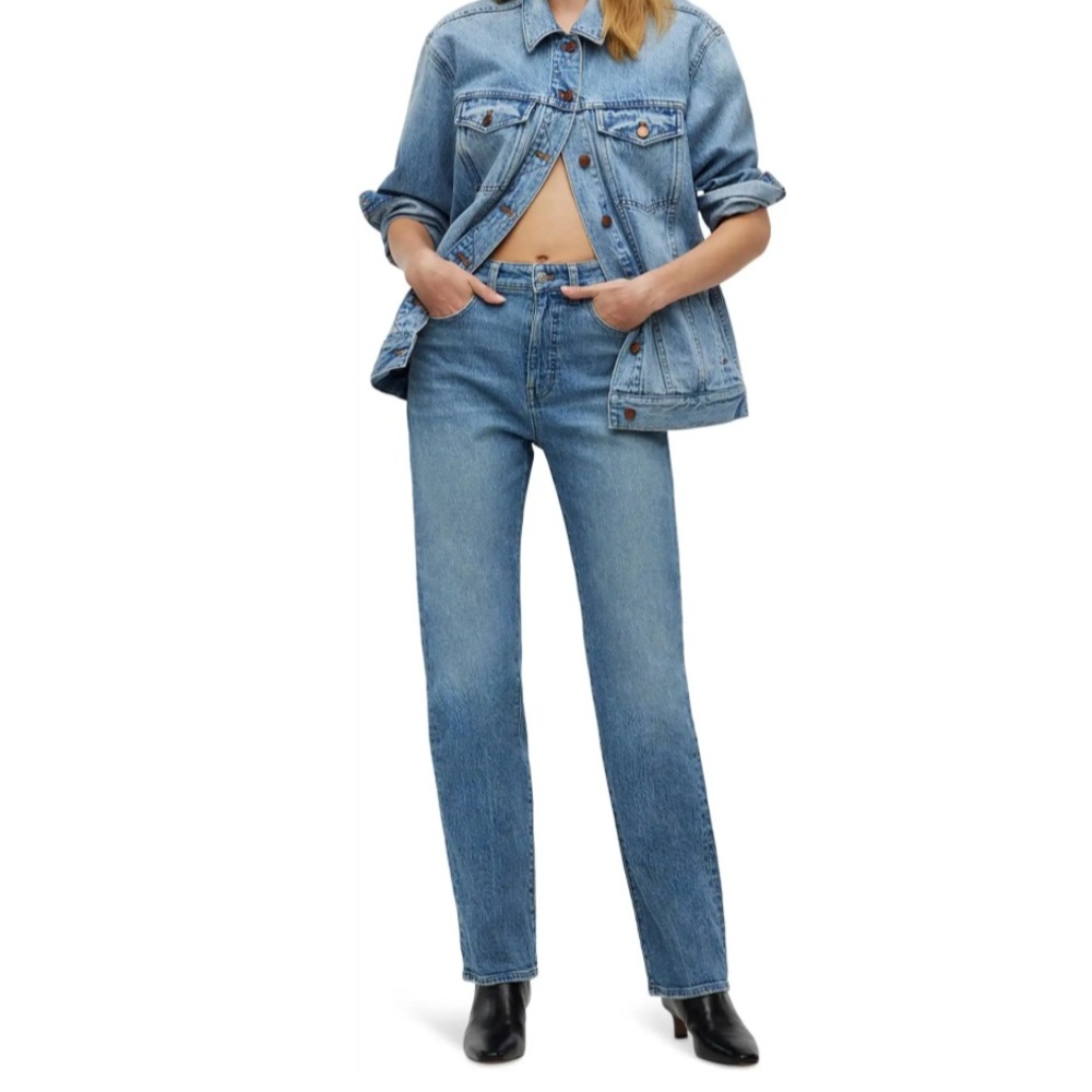 Madewell Light Blue Straight Leg Jeans